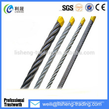 High Tensile Galvanized Steel Wire Rope 19*7